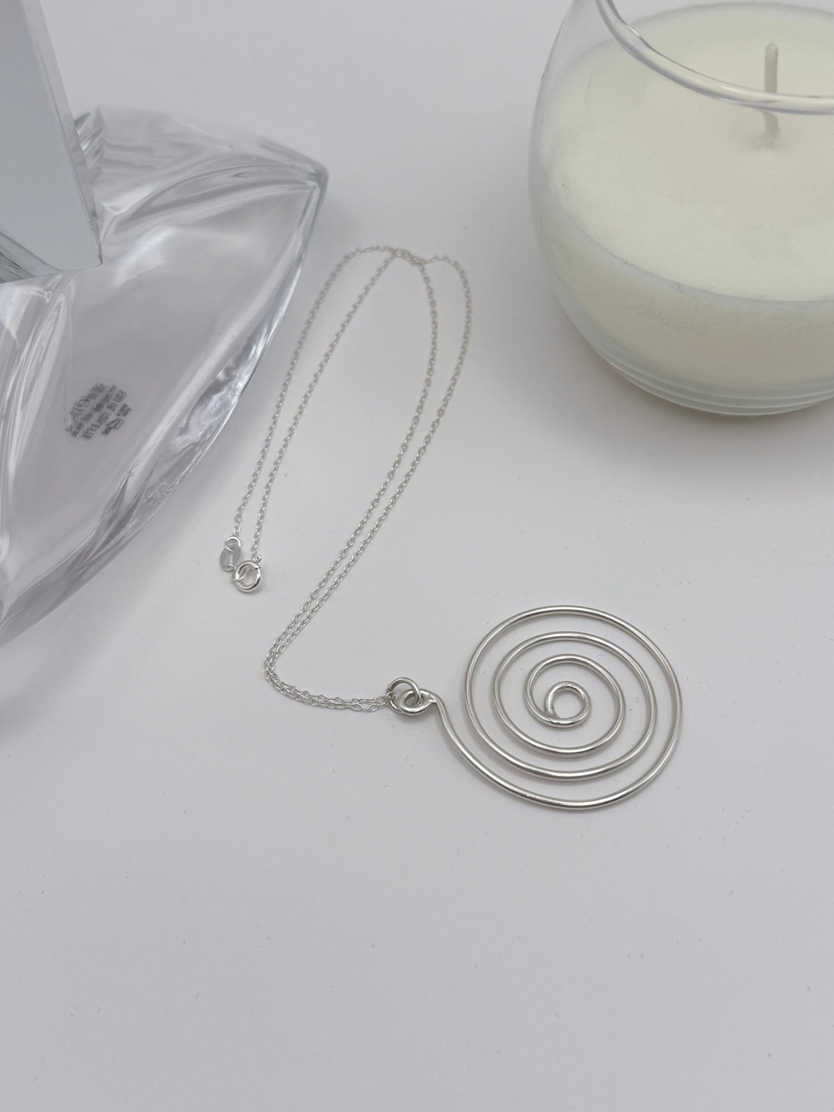 Sterling Silver Spiral Pendant
