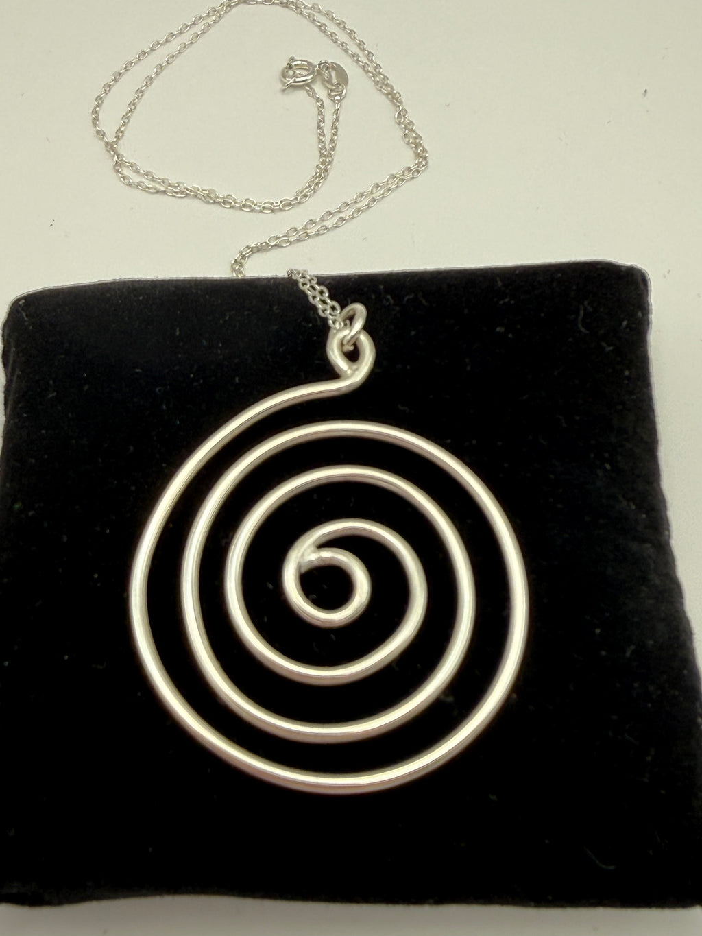 Sterling Silver Spiral Pendant