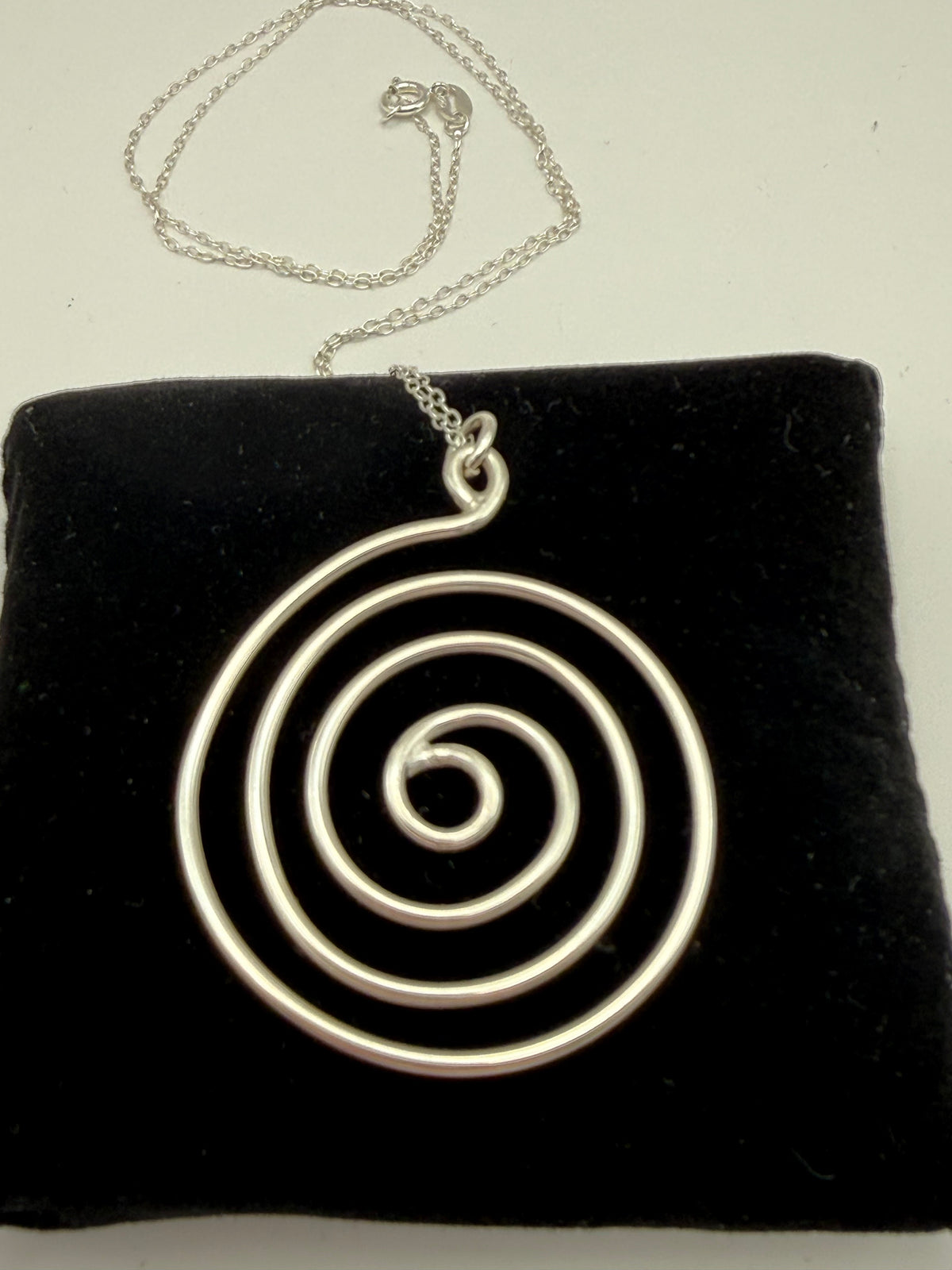Sterling Silver Spiral Pendant