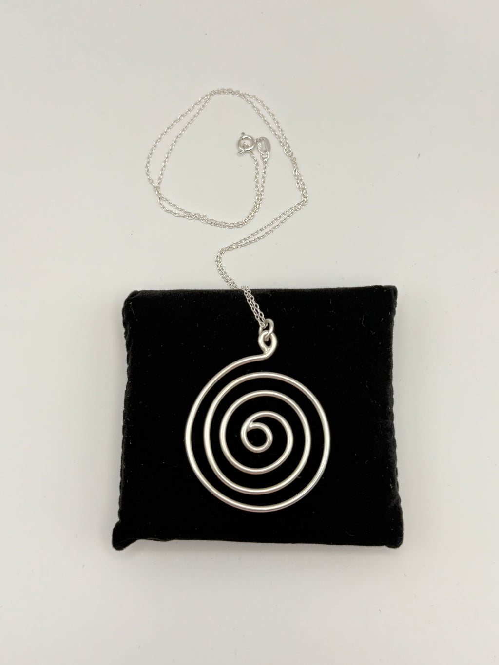 Sterling Silver Spiral Pendant