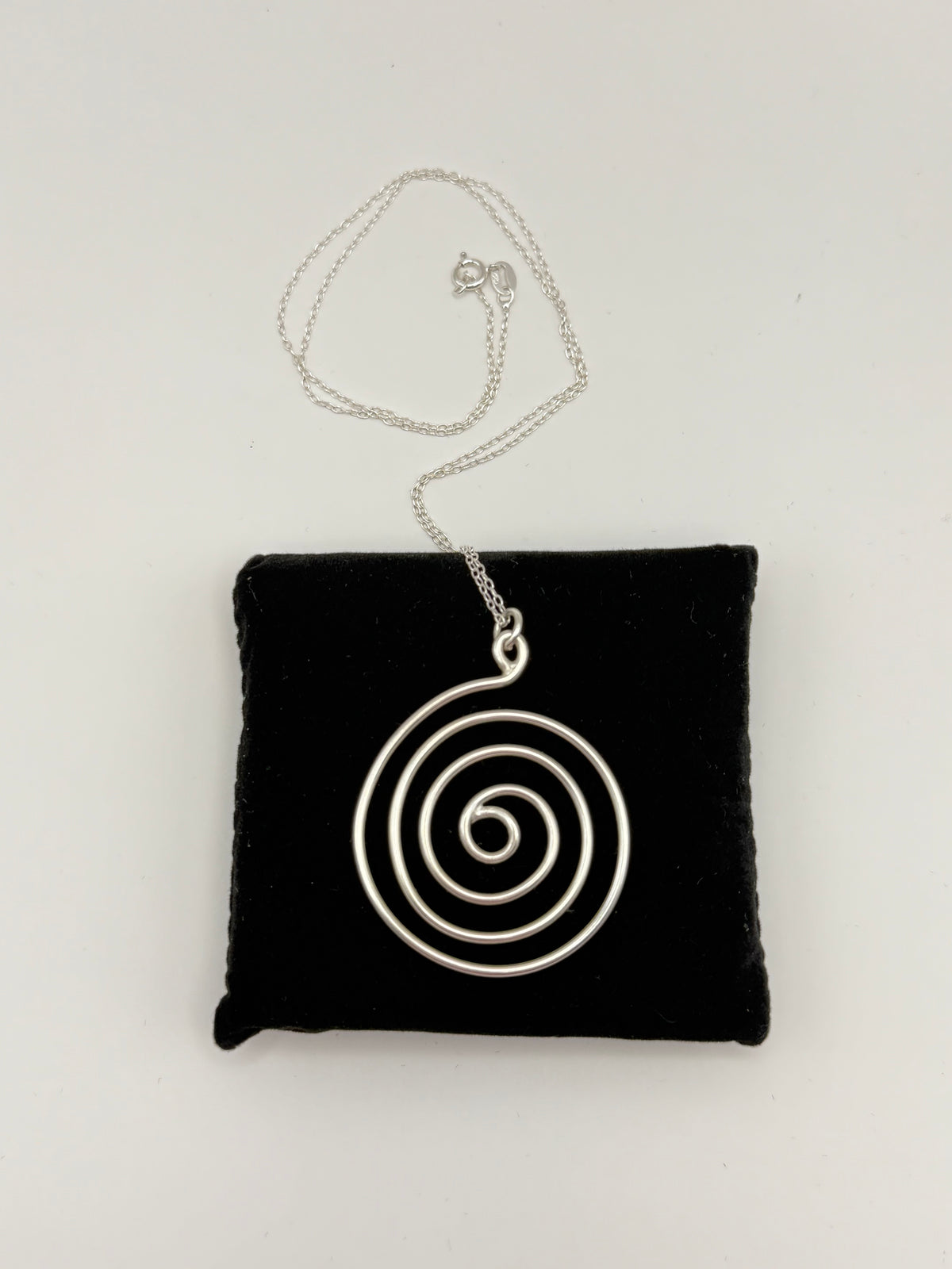 Sterling Silver Spiral Pendant