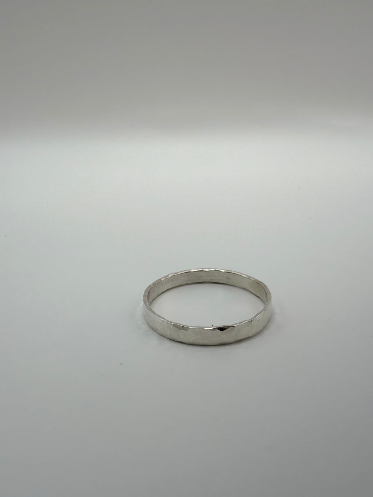Hammered Sterling Silver Ring