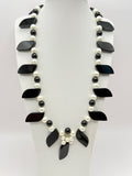 Black Onyx Pearl Statement Neccklace