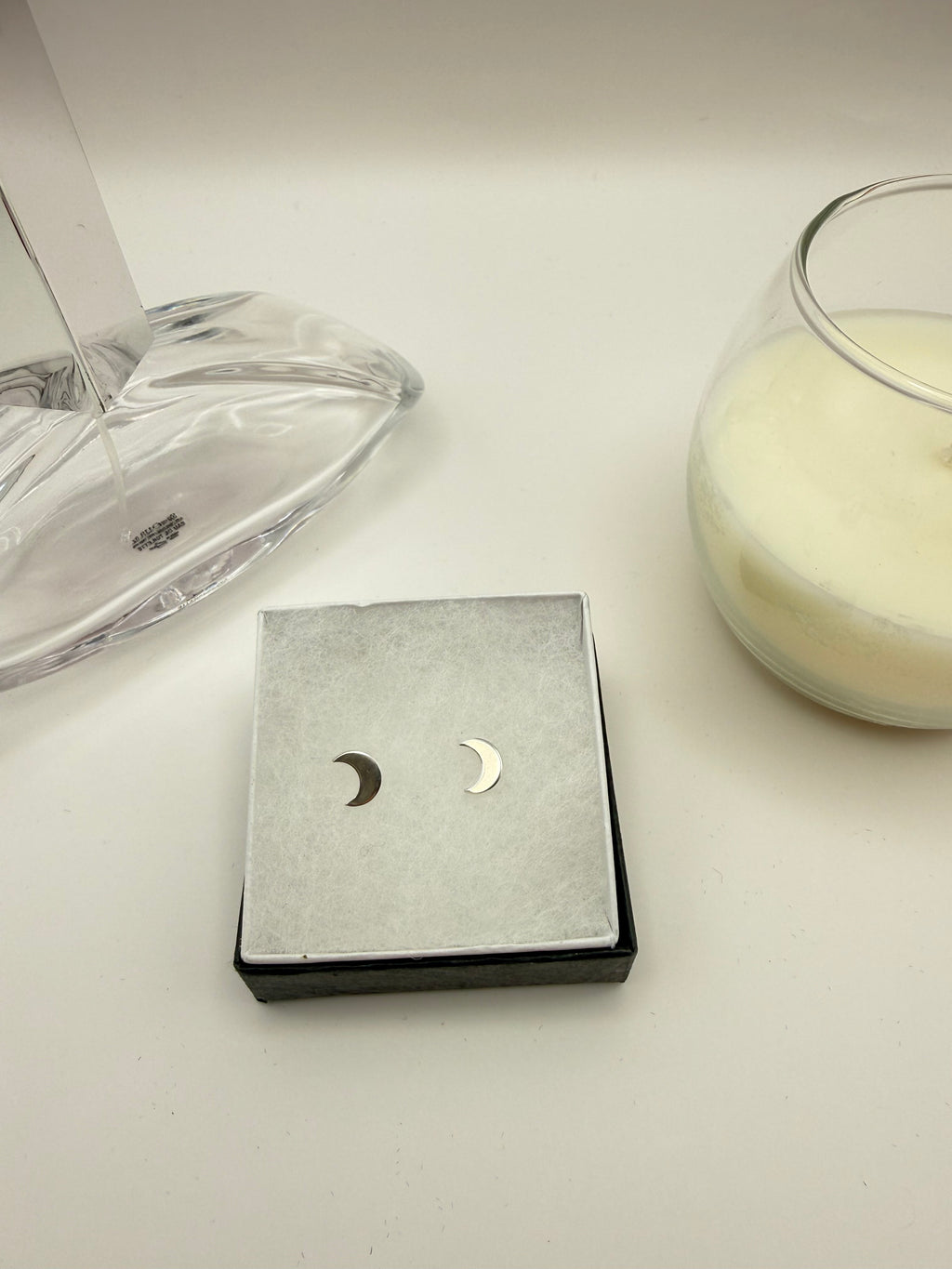 Sterling Silver Moon Earrings