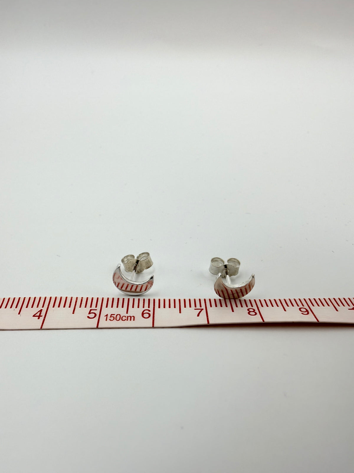 Sterling Silver Moon Earrings