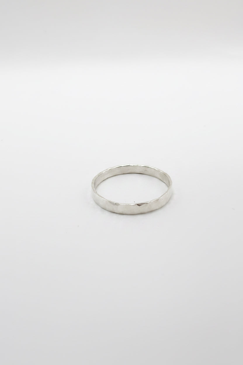 Hammered Sterling Silver Ring
