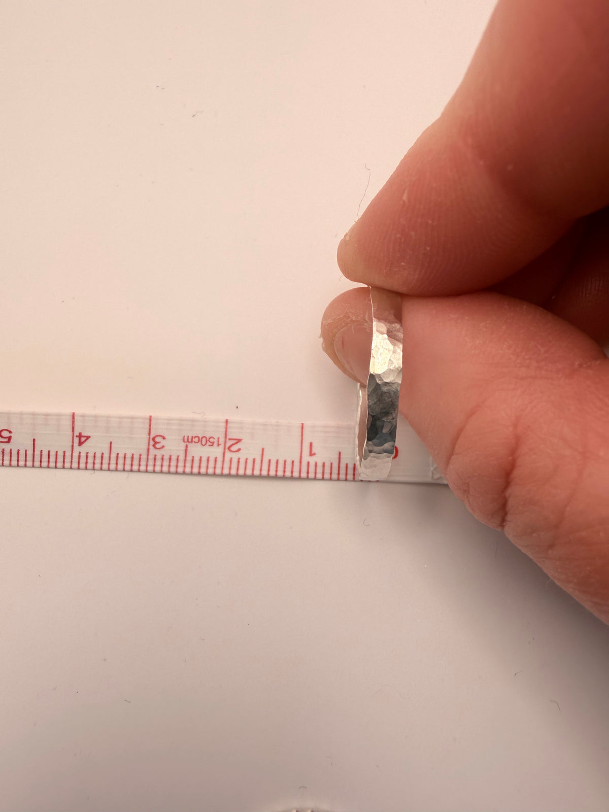 Hammered Sterling Silver Ring
