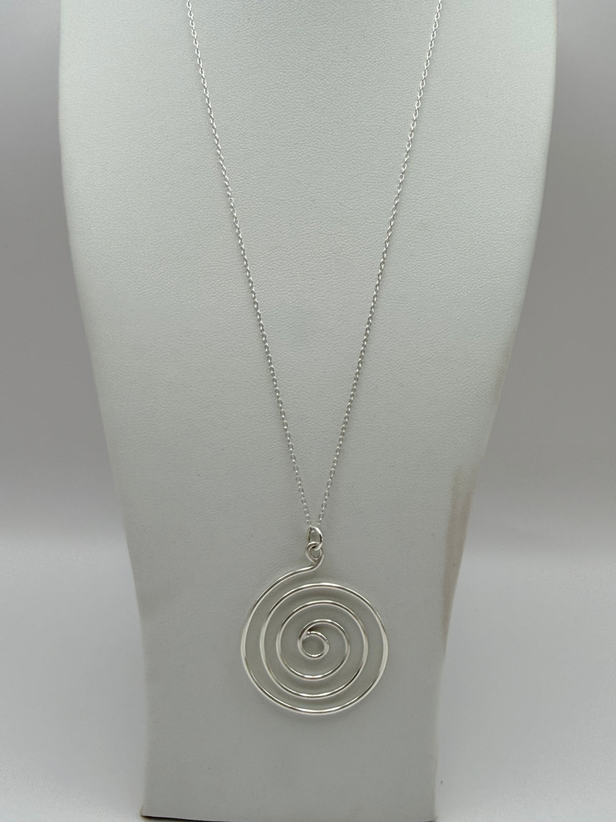 Sterling Silver Spiral Pendant