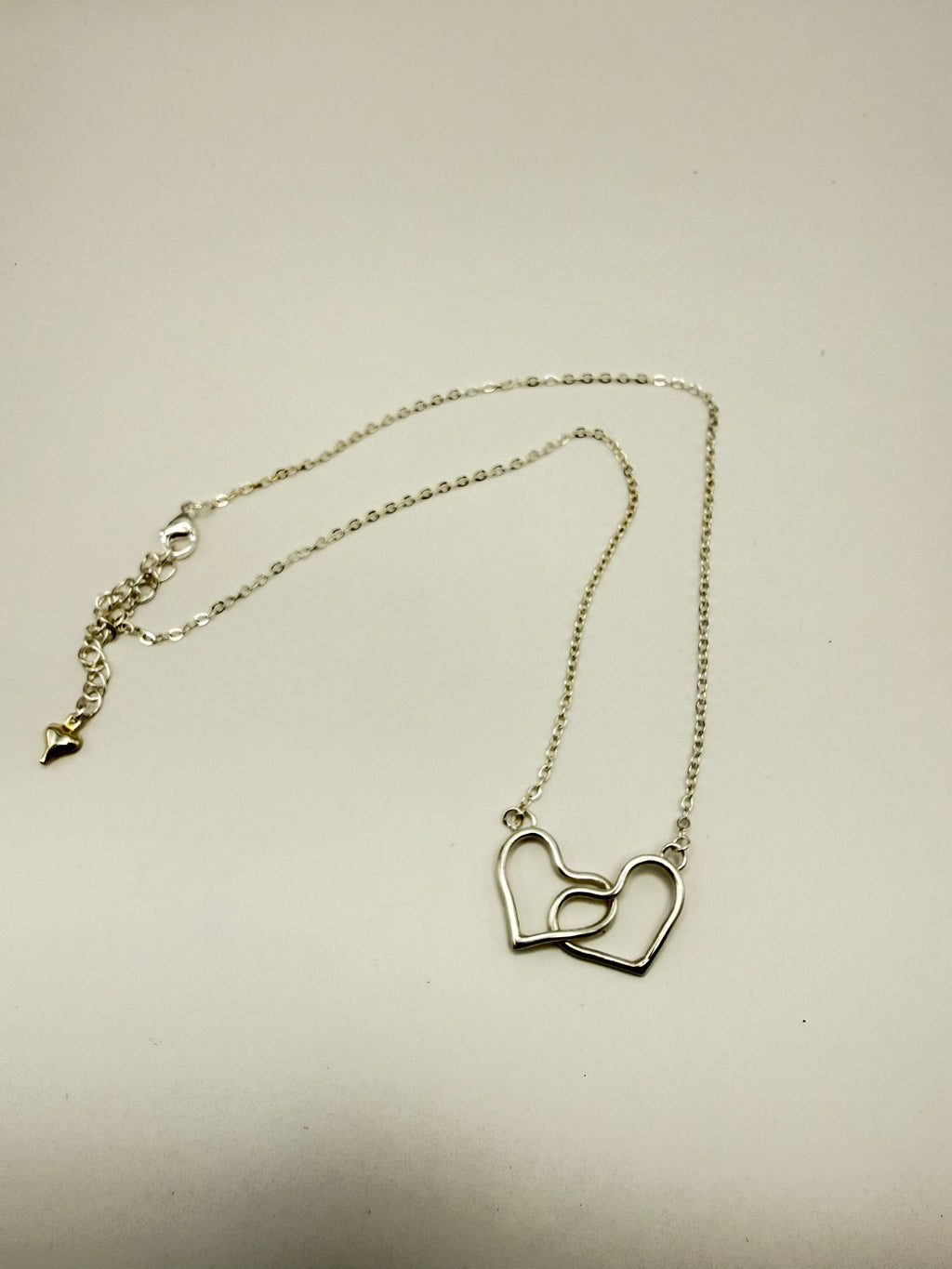 Twin Heart Interlinked Necklace