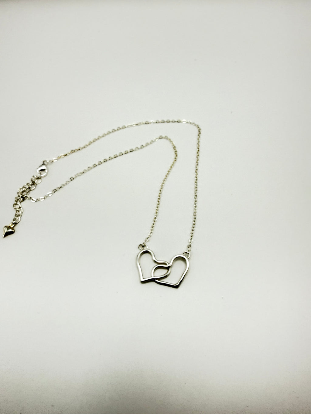 Twin Heart Interlinked Necklace