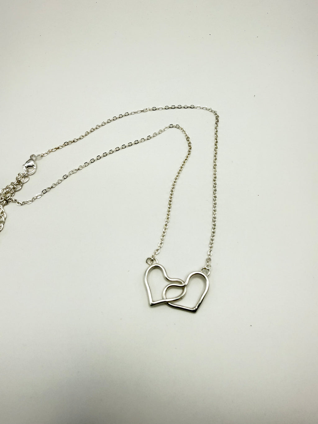 Twin Heart Interlinked Necklace