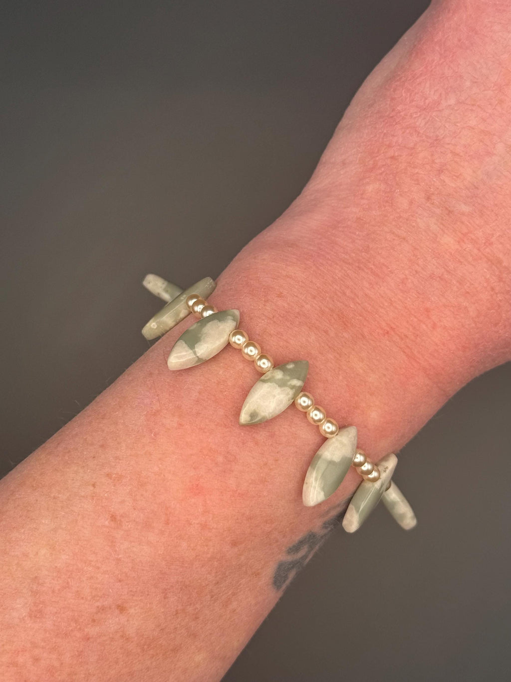 Peace Jade Necklace, Bracelet & Earring Set