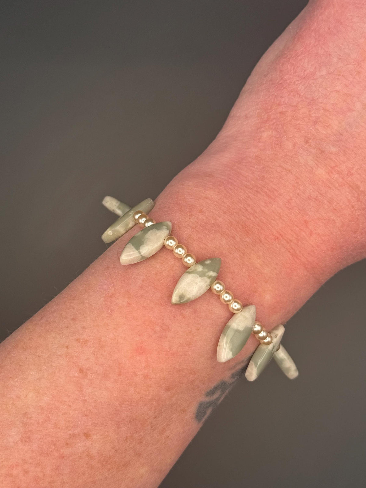 Peace Jade Necklace, Bracelet & Earring Set