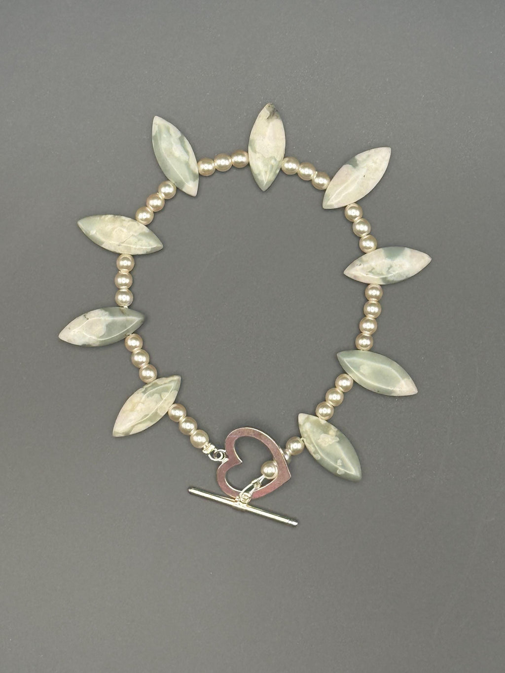 Peace Jade Necklace, Bracelet & Earring Set