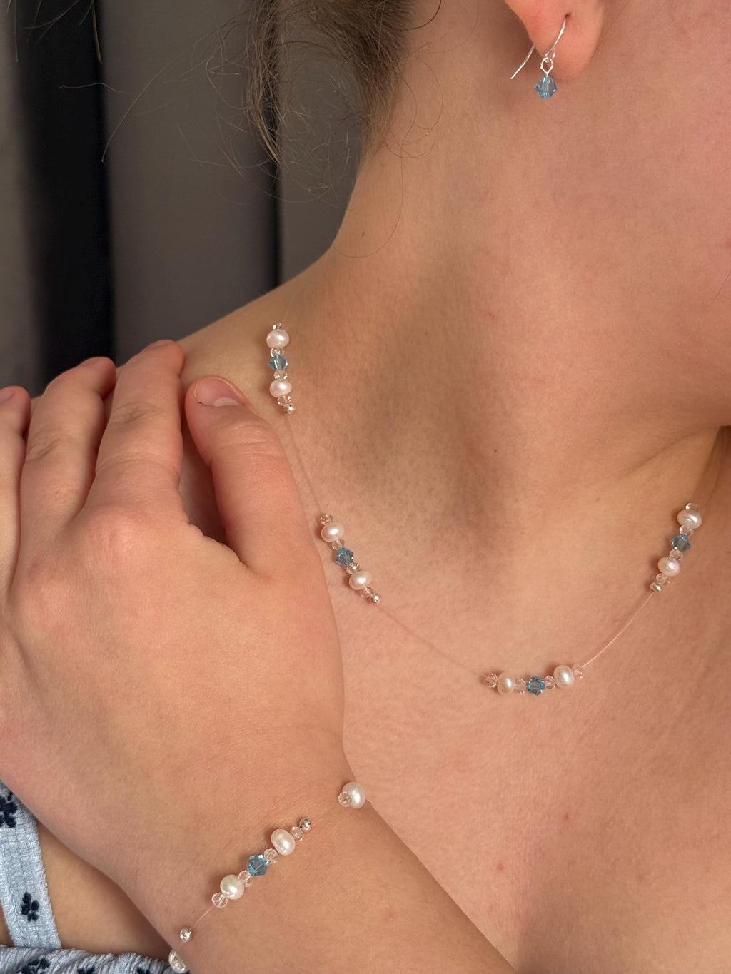 Freshwater Pearl Bridal Jewellery Set