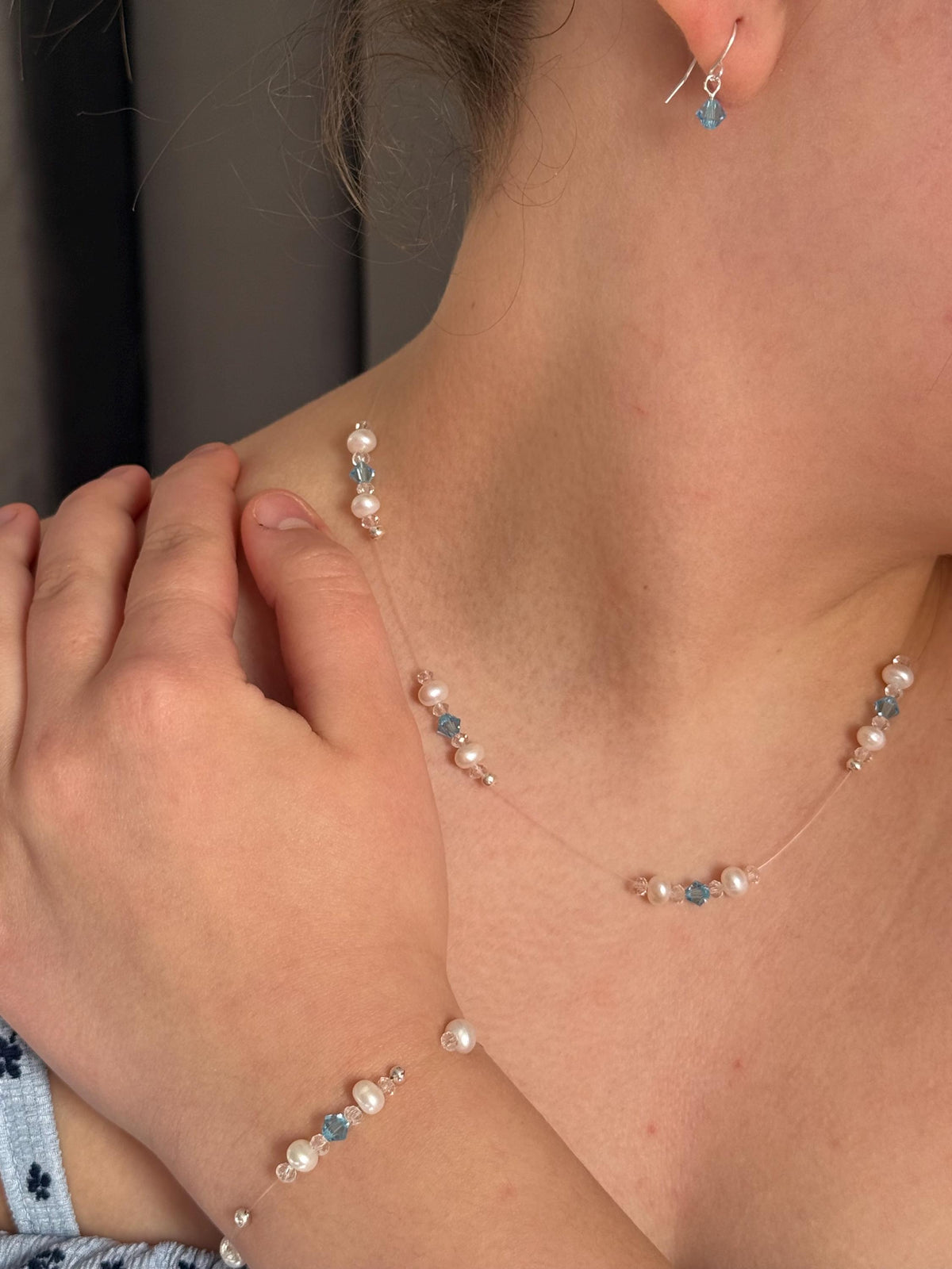 Freshwater Pearl Bridal Jewellery Set
