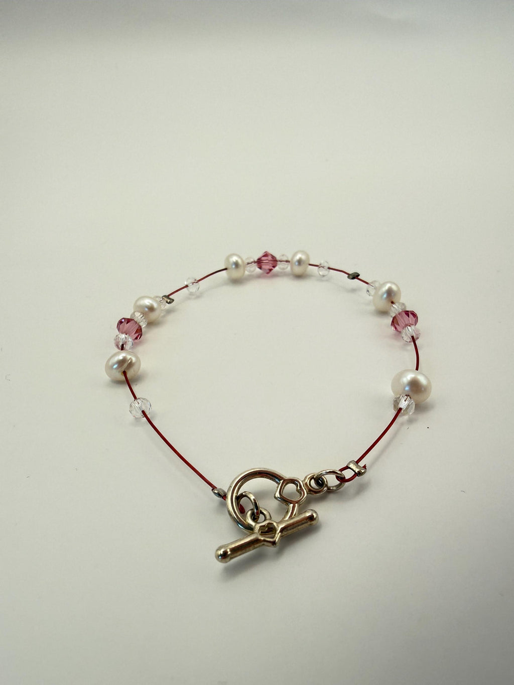 Pink Swarovski Crystal Freshwater Pearl Set