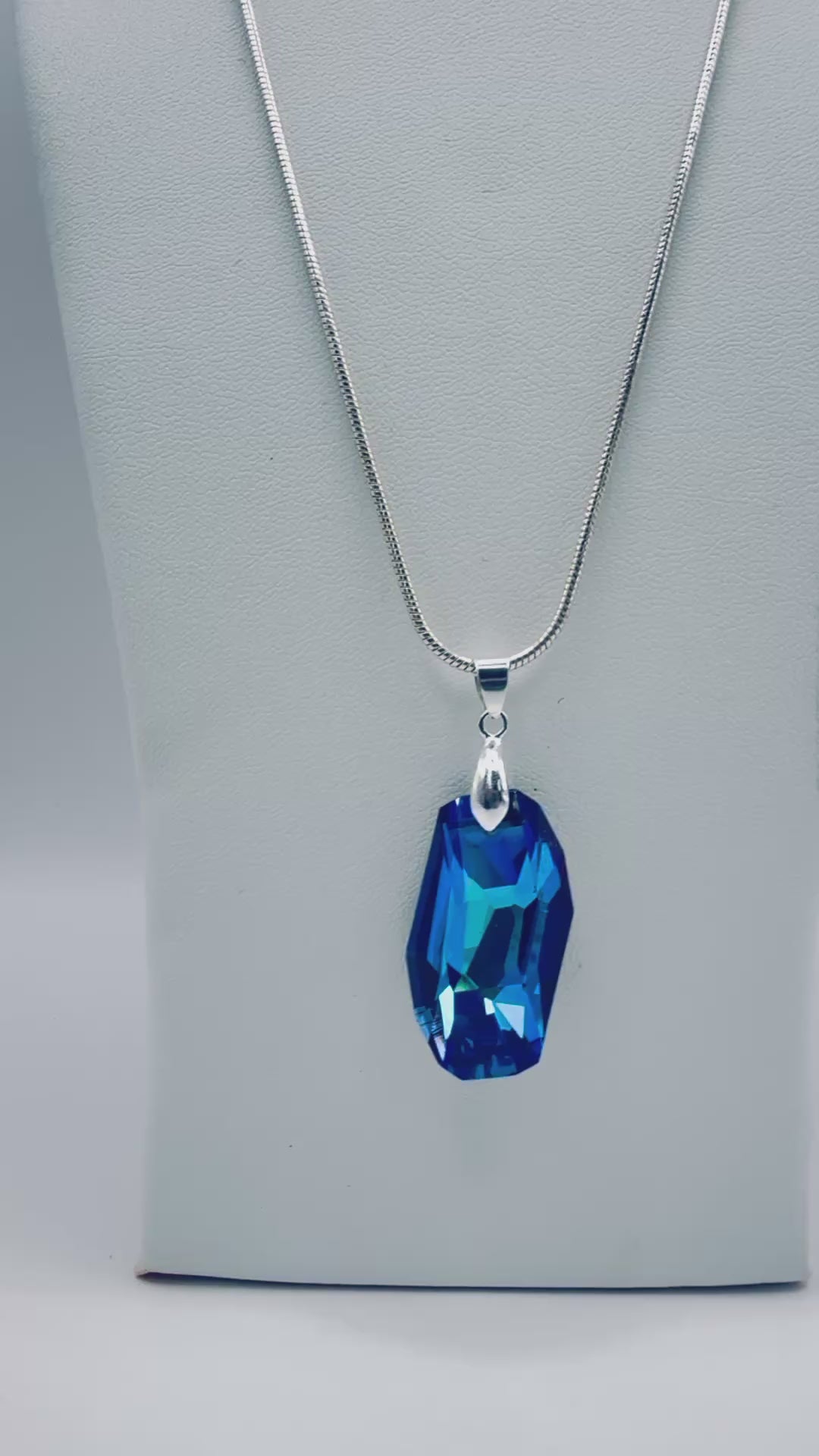 Blue Crystal Pendant